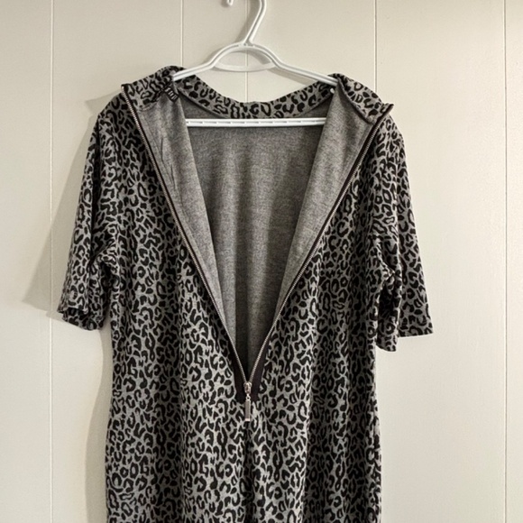 Tribal femme animal print dress grey and black size XL - Picture 4 of 14